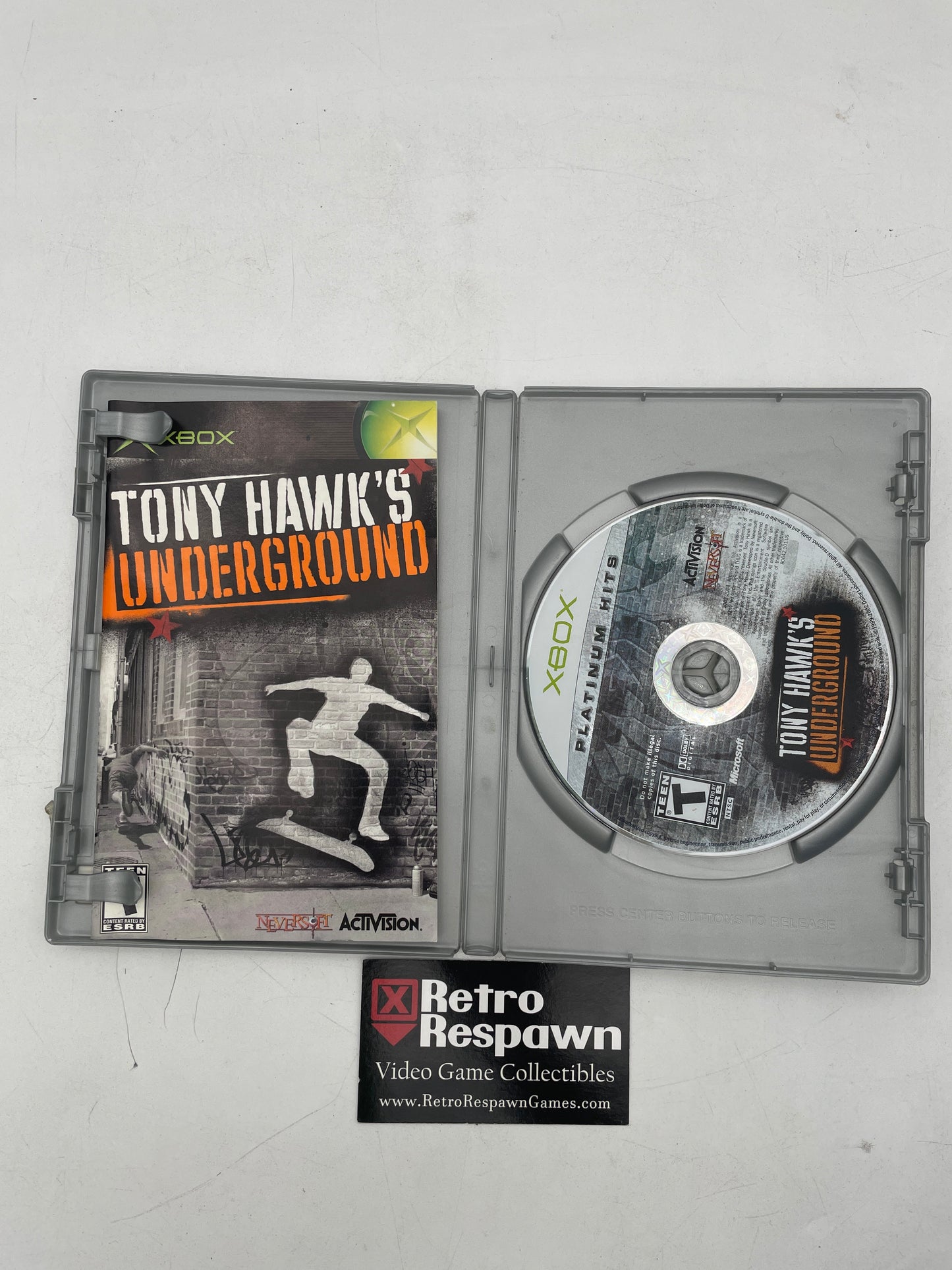 Tony Hawk Underground [Platinum Hits] - Xbox (Complete)