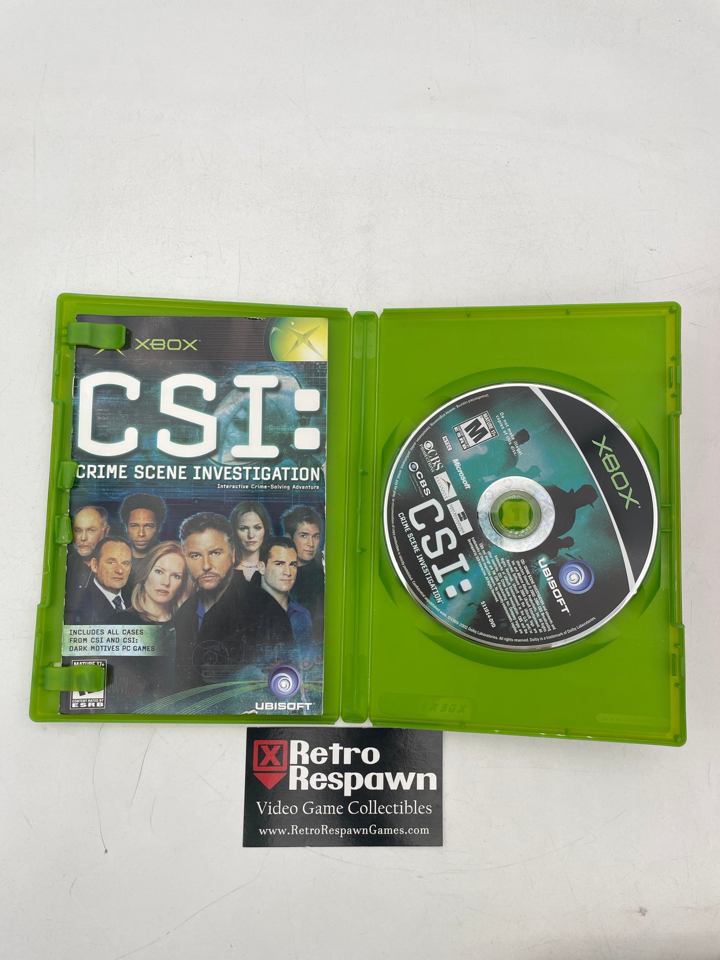 CSI Crime Scene Investigation - Xbox (Complete)