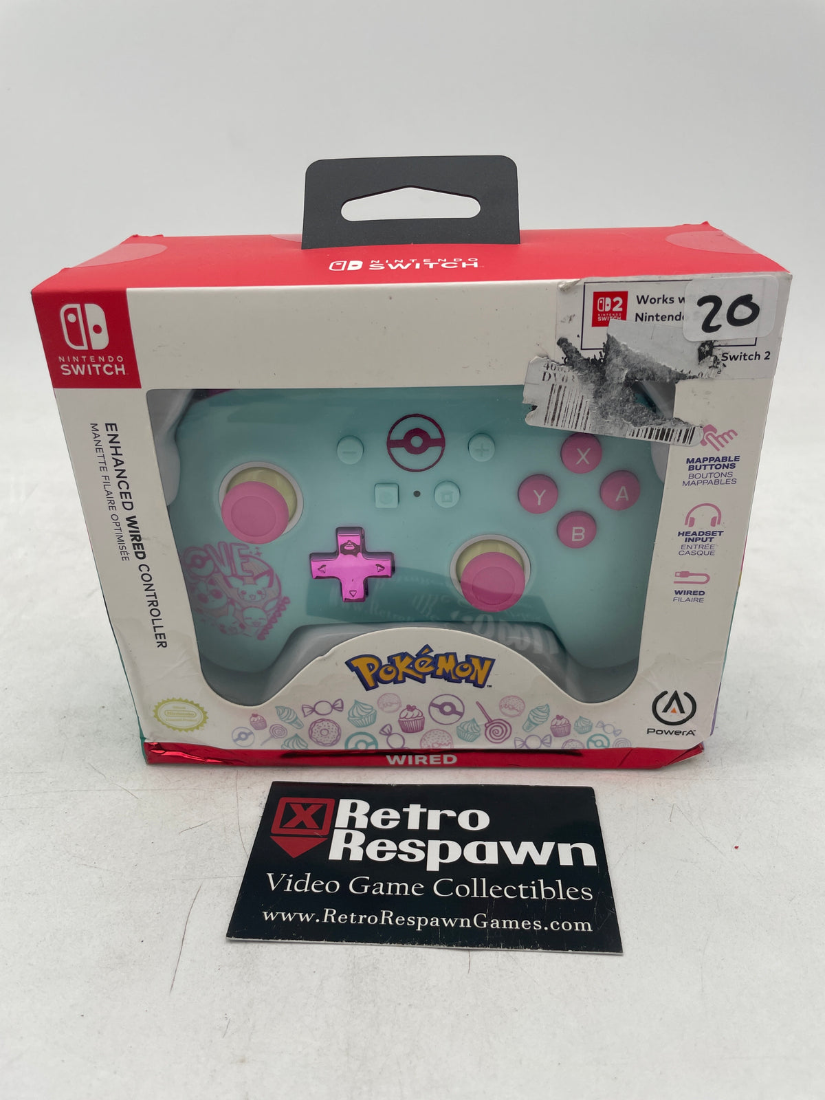 Enhanced Wired Controller [Pokemon] - Nintendo Switch (Sealed)