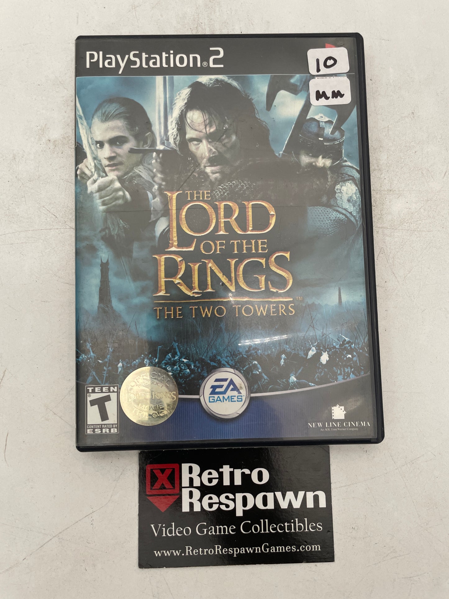 Lord of the Rings Two Towers - Playstation 2 (Missing Manual)