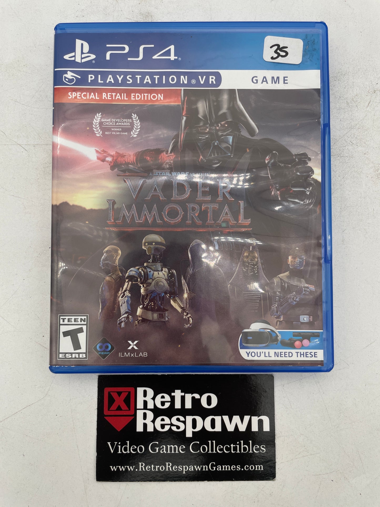 Vader Immortal: A Star Wars VR Series - Playstation 4 (Complete)