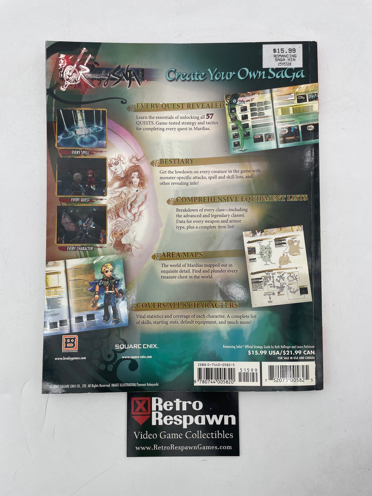 Romancing Saga Strategy Guide - Brady Games (Used)