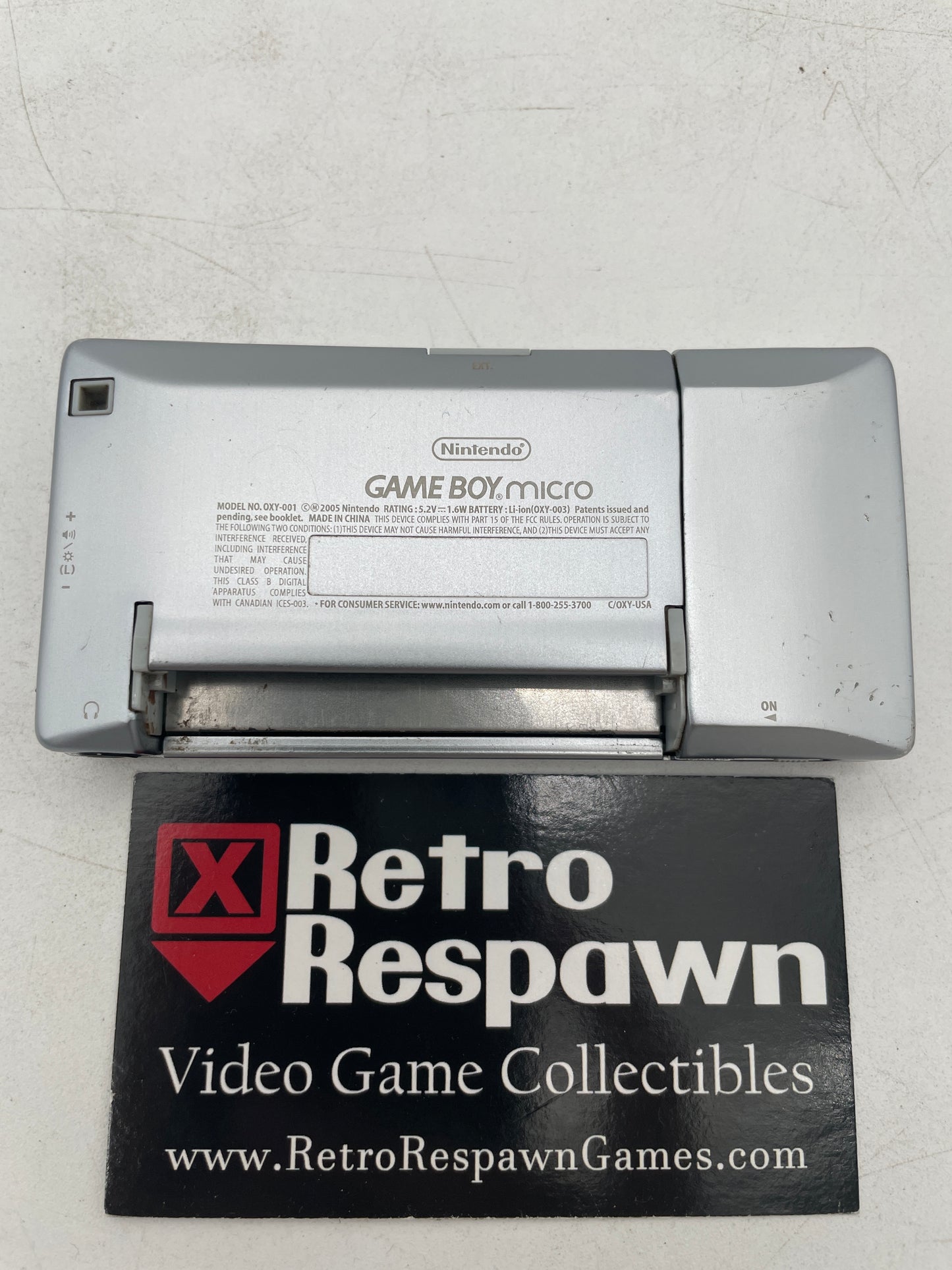 GBA Micro Red/Silver - GameBoy Advance (Console + Charger)