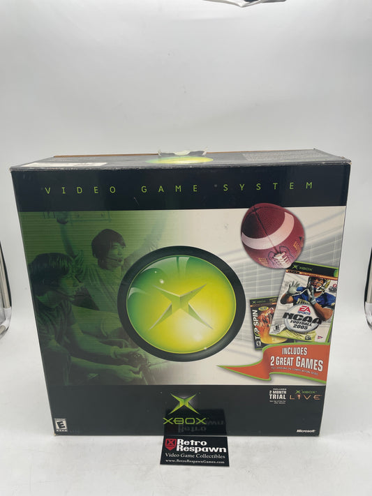 Xbox System [Top Spin NCAA Bundle] - Xbox (Complete)