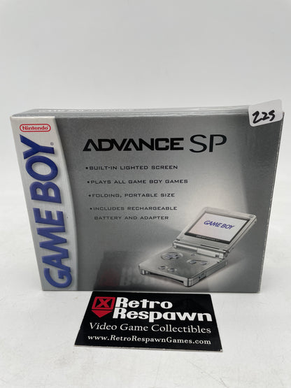 Platinum Gameboy Advance SP - GameBoy Advance (Complete)