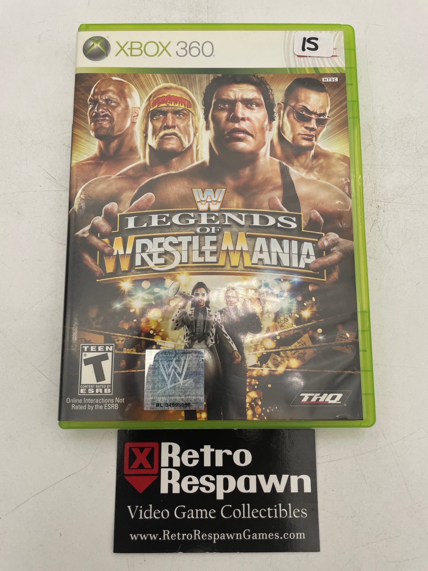 WWE Legends of WrestleMania - Xbox 360 (Complete)