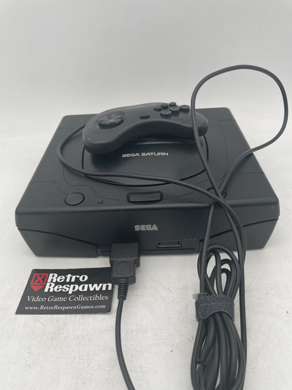 Sega Saturn Console - Sega Saturn (Console, Third Party Controller and all wires)