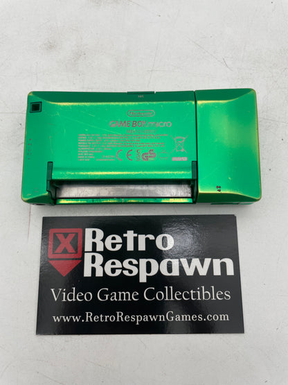 Green Gameboy Micro - Gameboy Advance (Console + Charger)