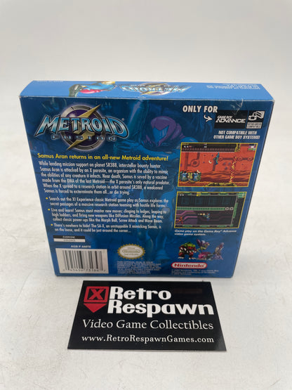 Metroid Fusion - GameBoy Advance (Complete)