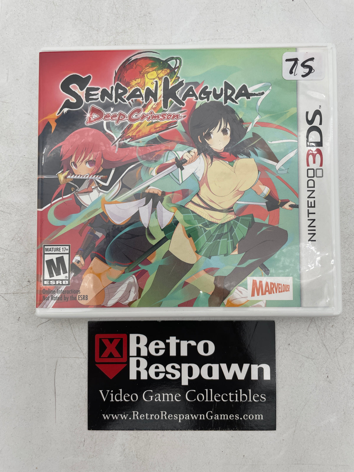 Senran Kagura 2: Deep Crimson - Nintendo 3DS (Complete)