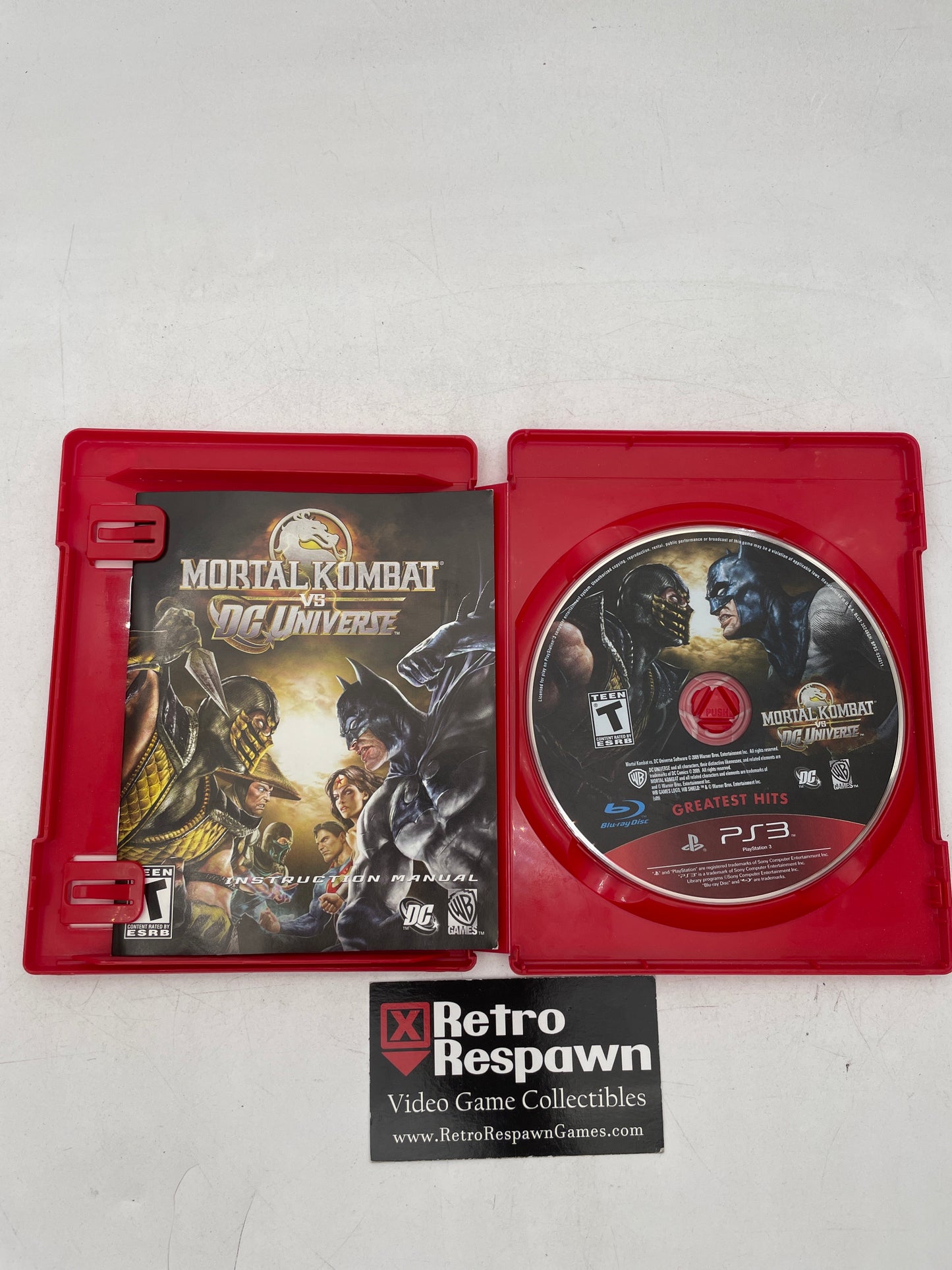 Mortal Kombat vs. DC Universe [Greatest Hits] - Playstation 3 (Complete)