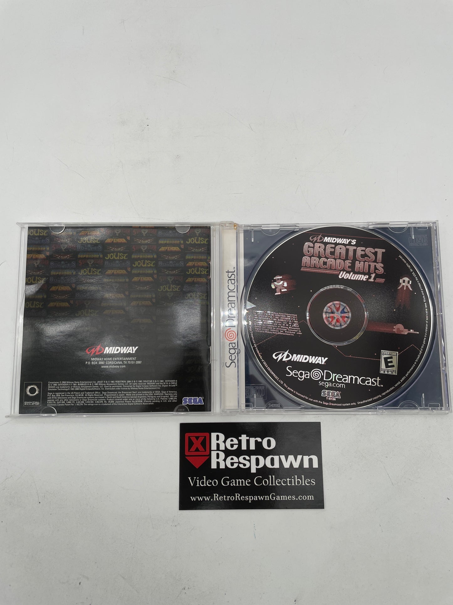 Midway's Greatest Arcade Hits Volume I - Sega Dreamcast (Complete)