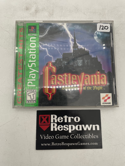 Castlevania Symphony of the Night [Greatest Hits] - Playstation (Complete)