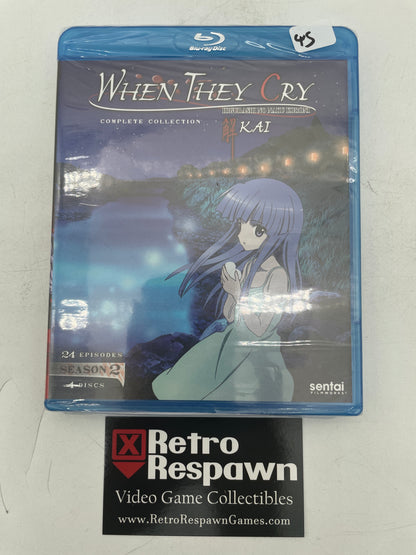 Higurashi No Naku Koroni Kai [When They Cry Season 2] Bluray (Sealed)