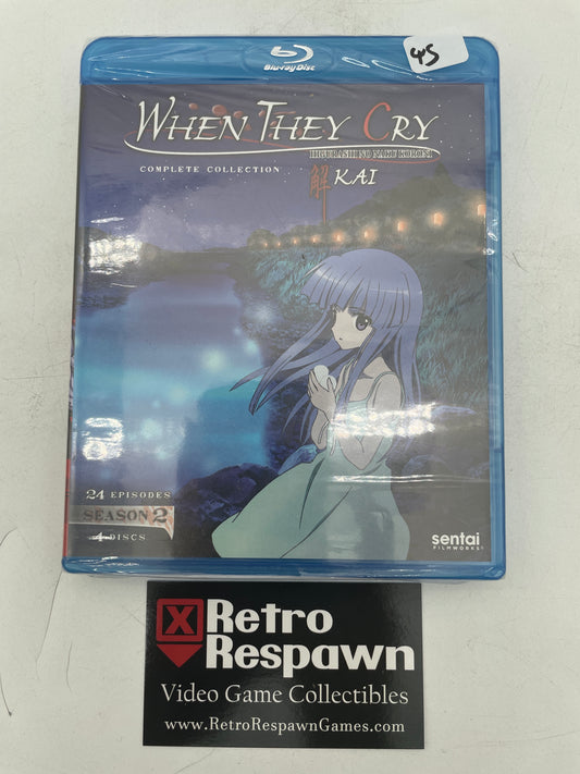 Higurashi No Naku Koroni Kai [When They Cry Season 2] Bluray (Sealed)