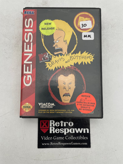Beavis and Butthead - Sega Genesis (Missing Manual)