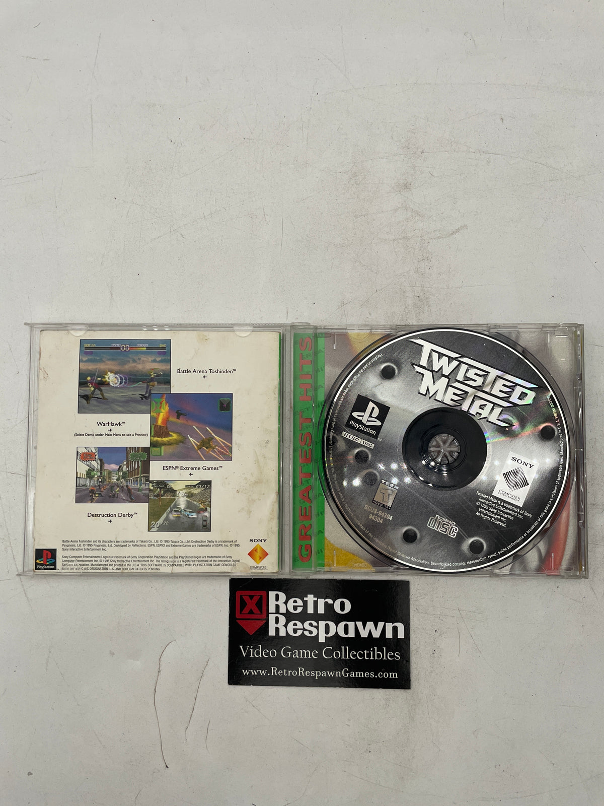 Twisted Metal  [Greatest Hits] - Playstation (Complete)