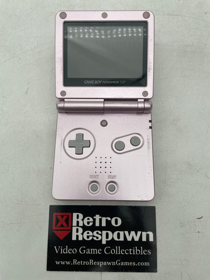 Scuffed Pearl Pink Gameboy Advance SP [AGS-101] - GameBoy Advance (Console + Charger)