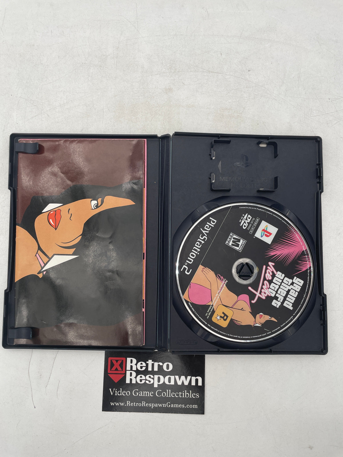 Grand Theft Auto Vice City - Playstation 2 (Complete/w Map)