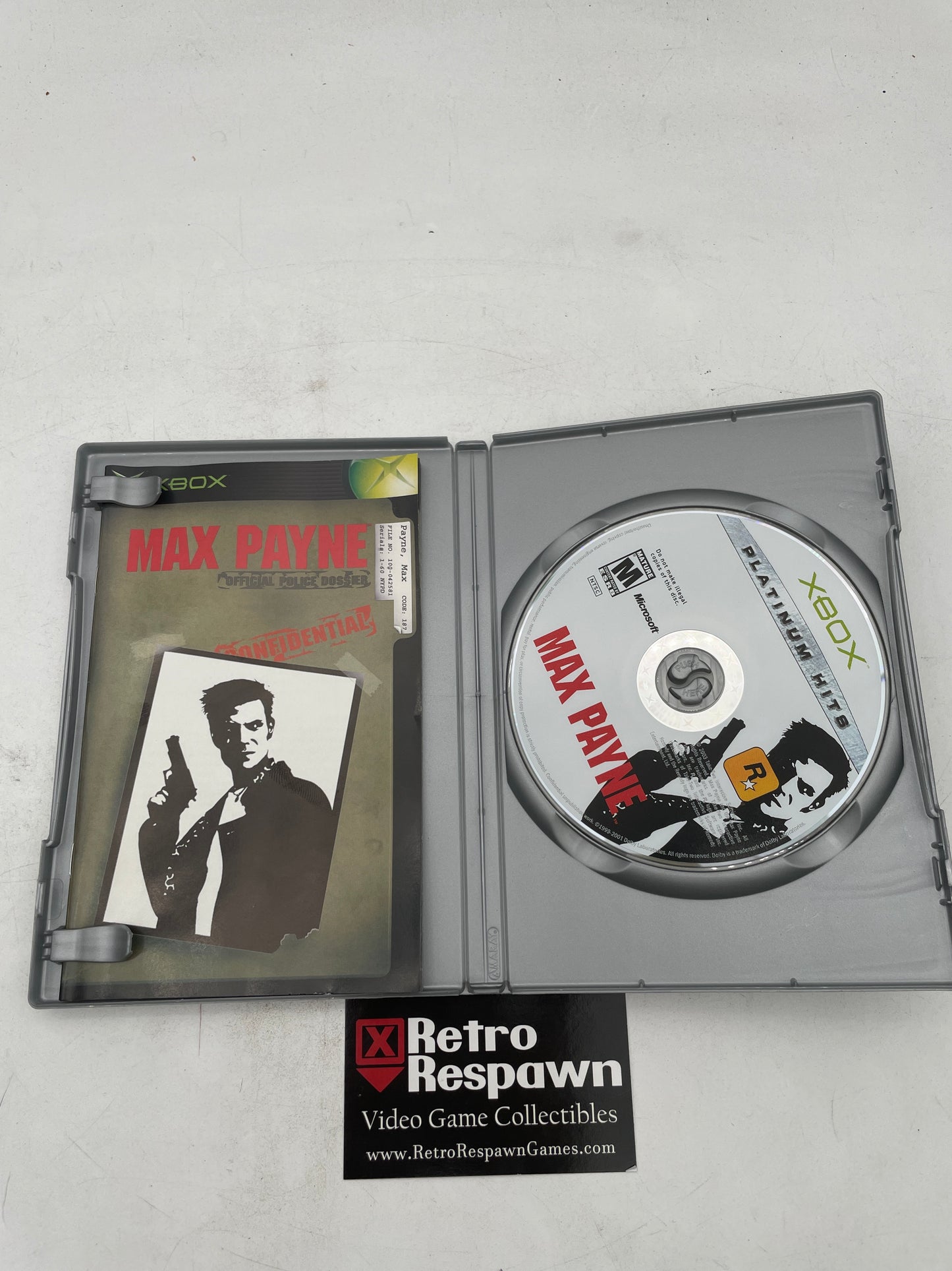 Max Payne [Platinum Hits] - Xbox (Complete)