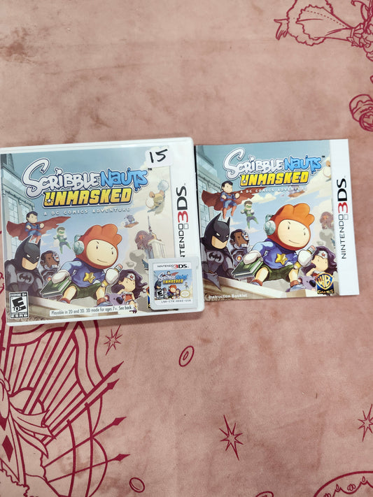 ScribbleNauts Unmasked - Nintendo 3DS (Complete)