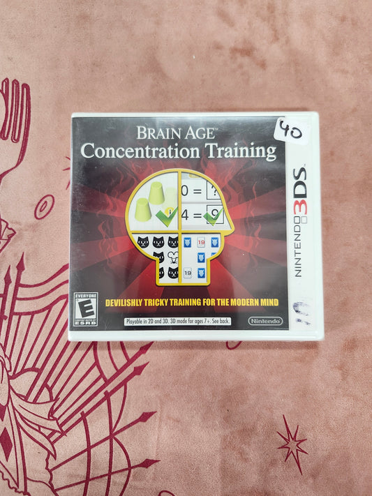 Brain Age Concentration Training - Nintendo 3DS (New)