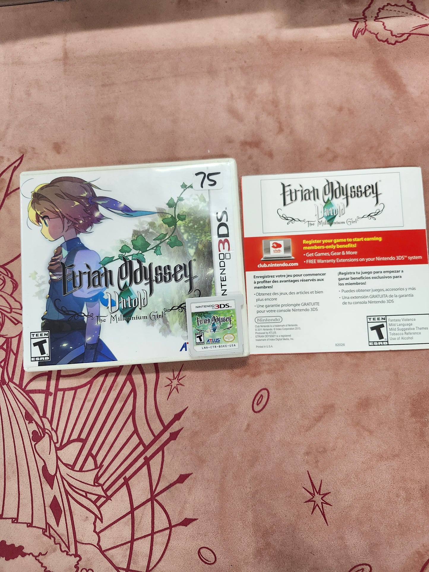 Etrian Odyssey Untold The Millennium Girl - Nintendo 3DS (Complete)