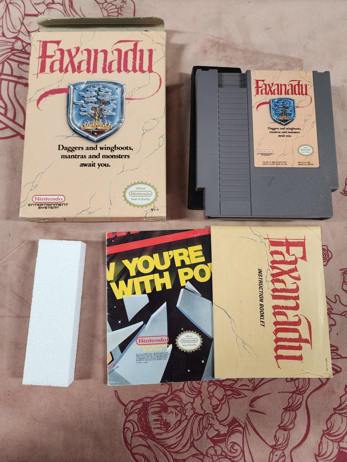 Faxanadu - Nintendo Entertainment System (NES) (Complete)