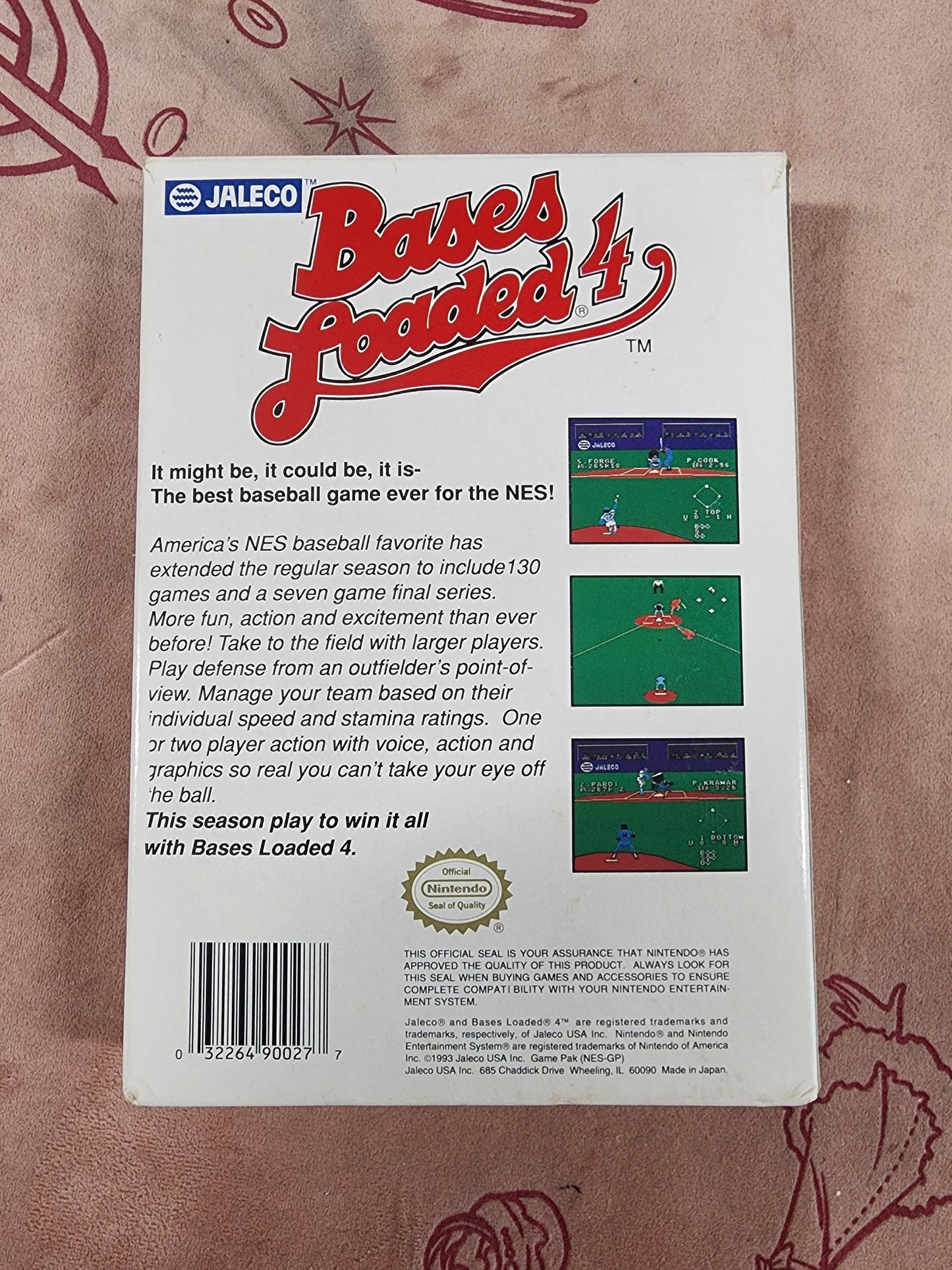 Bases Loaded 4 - Nintendo Entertainment System (NES) (Complete)