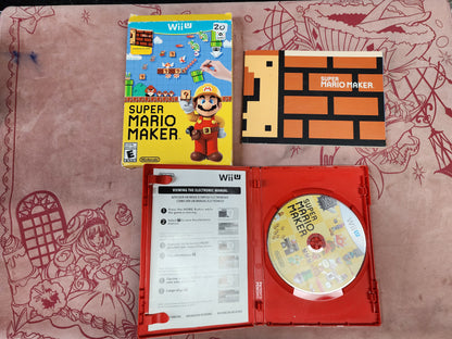 Super Mario Maker - Nintendo Wii U (Complete)