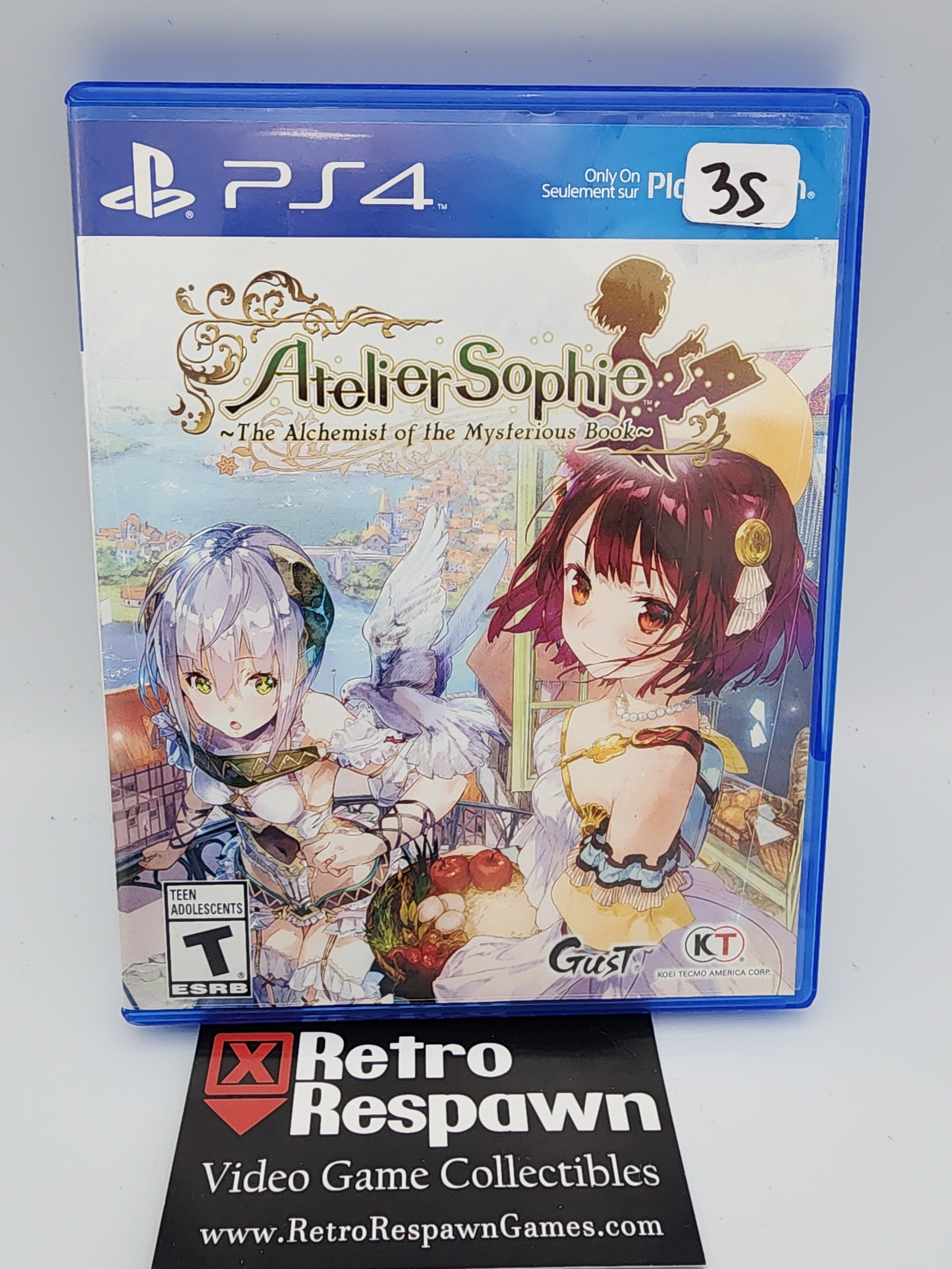 Atelier Sophie: outlet The Alchemist of The Mysterious Book Playstation 4 Game and box