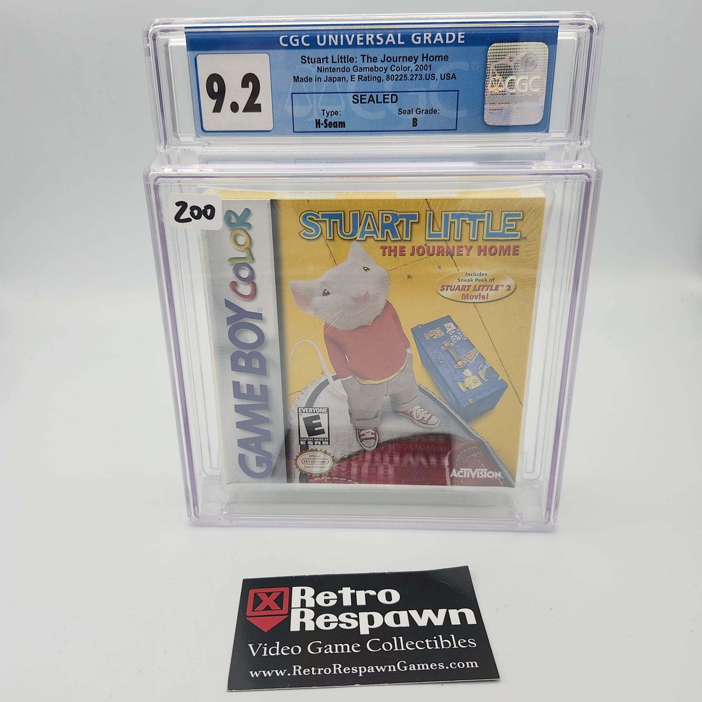 Stuart Little The Journey Home CGC 9.2 - Gameboy Color (Graded)