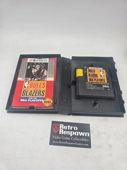 Bulls Vs Blazers and the NBA Playoffs - Sega Genesis (Complete)