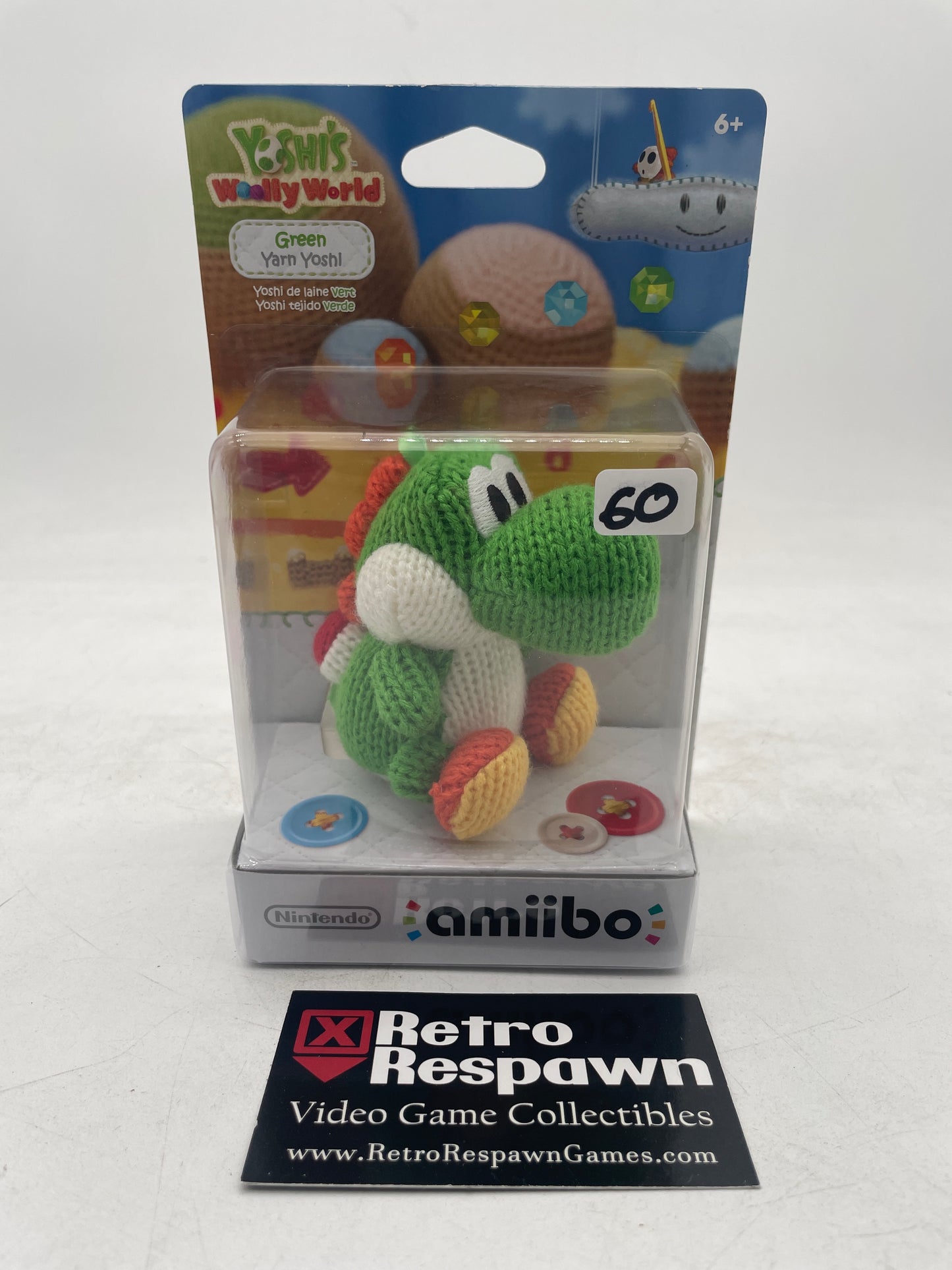 Green Yarn Yoshi - Amiibo (Sealed)