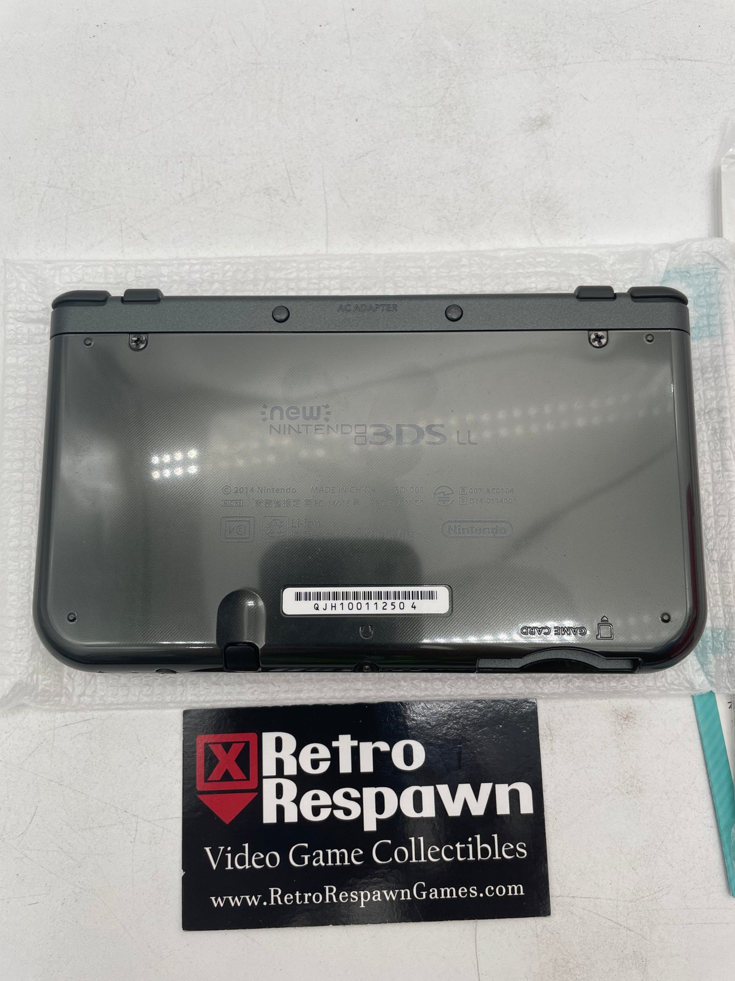 Modded Top IPS Metallic Black New Nintendo 3DS LL - JP Nintendo 3DS (Complete)