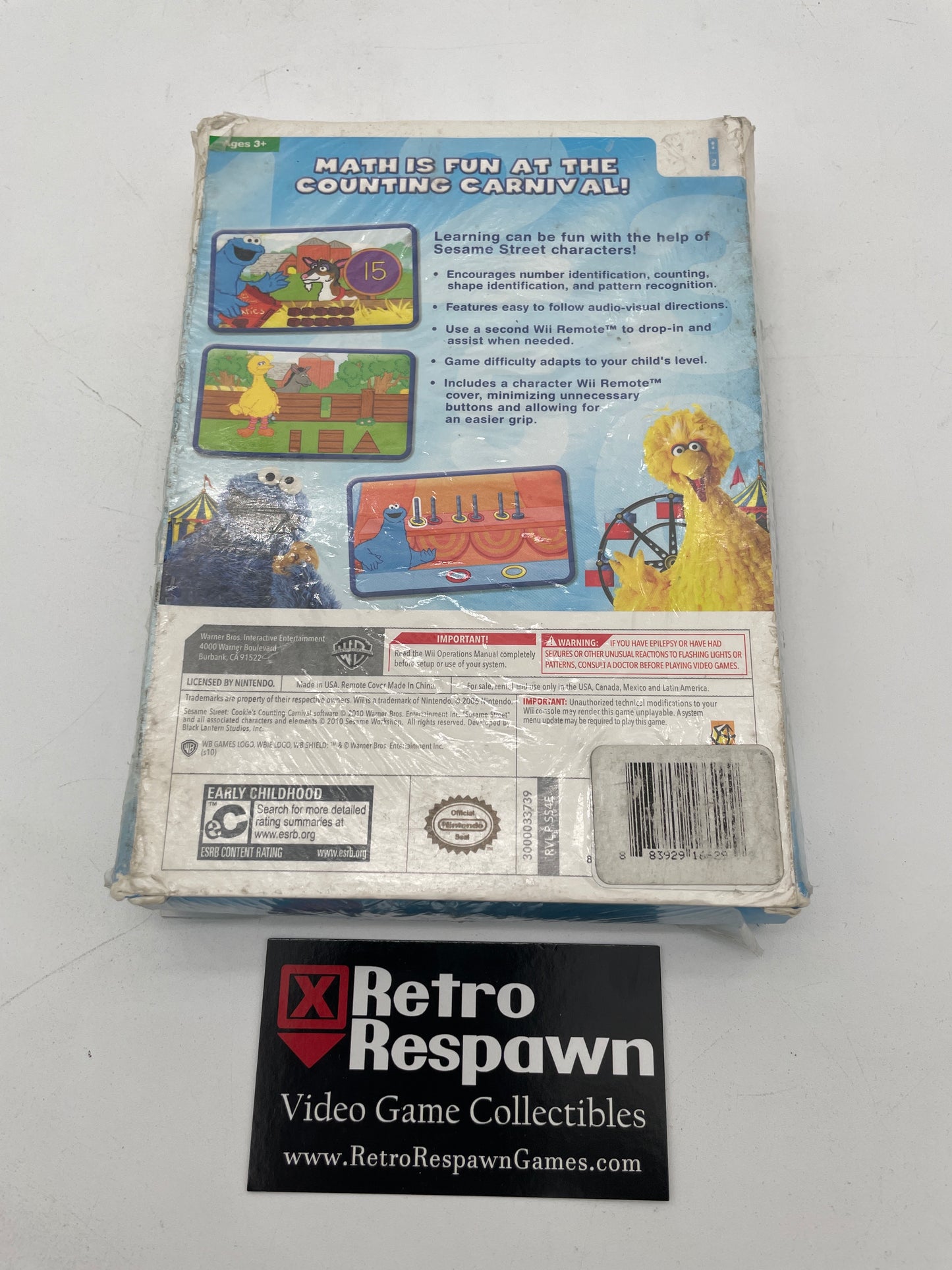 Sesame Street: Cookie's Counting Carnival - Wii (Sealed)