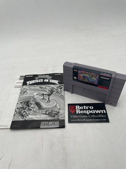 Teenage Mutant Ninja Turtles IV Turtles in Time - Super Nintendo (Complete)