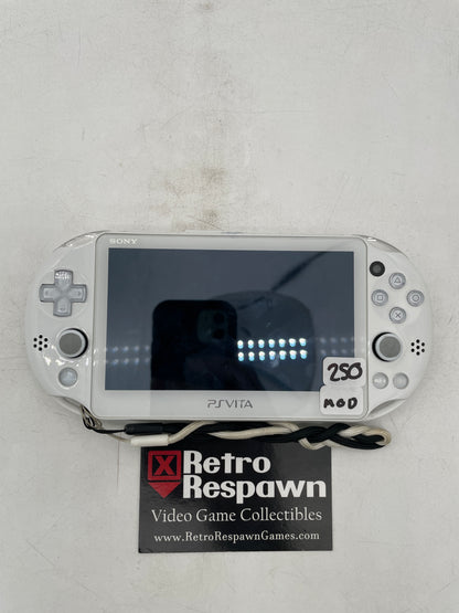 Modded PsVita 2000 White - PS Vita (Console + Charger)