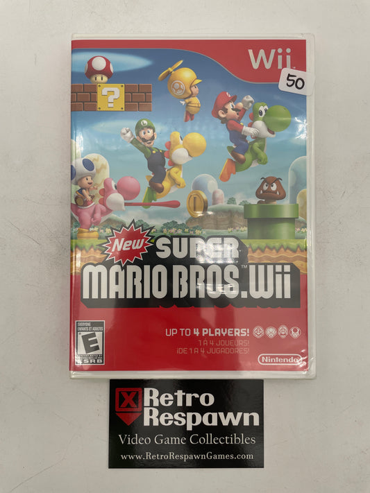 New Super Mario Bros. Wii - Wii (Sealed)