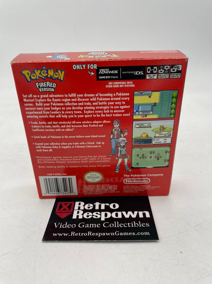 Pokemon FireRed [Player's Choice] - GameBoy Advance (Complete W/Poster)
