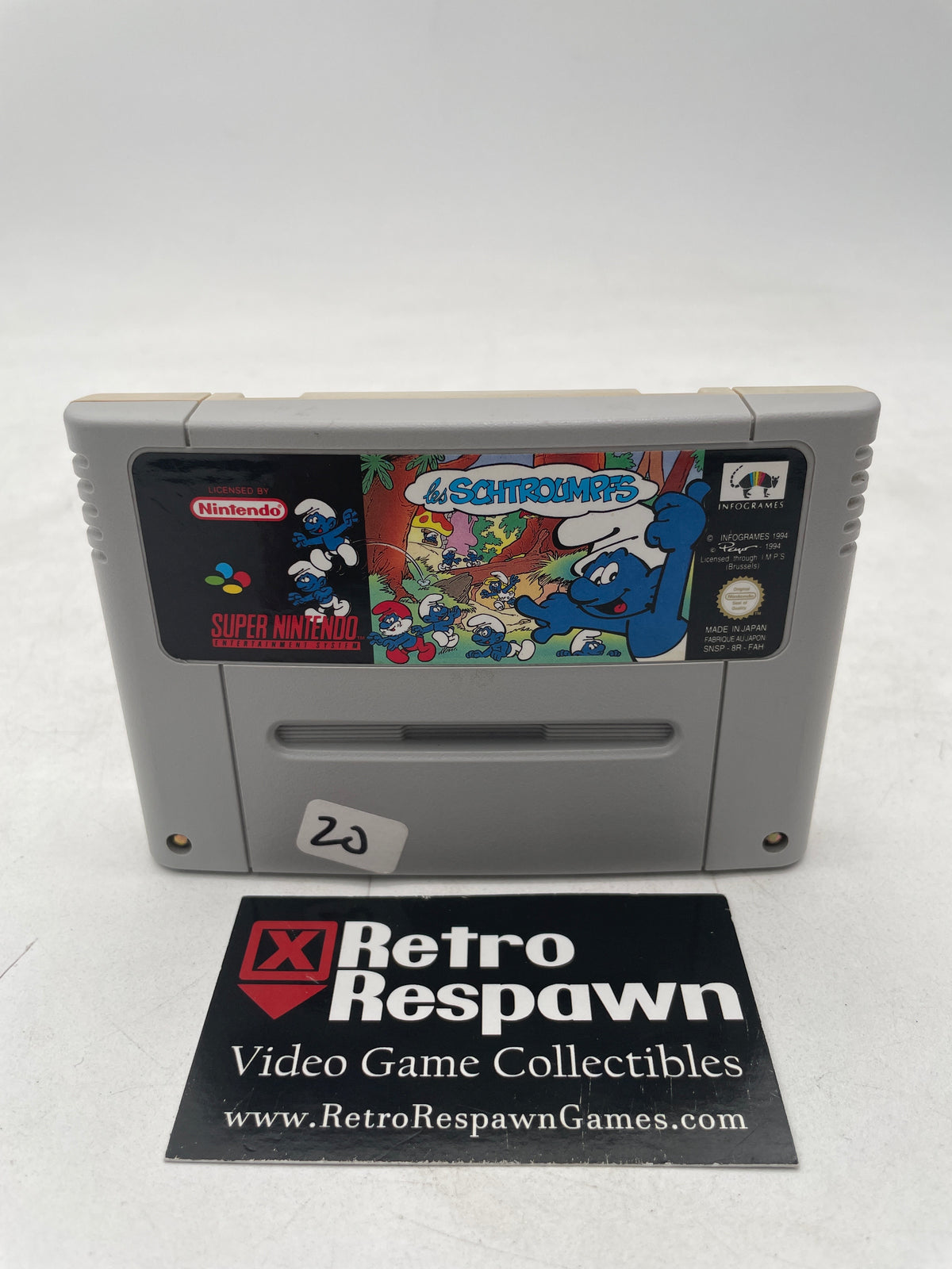 Les Schtrompfs - Super Famicom (Game Only)