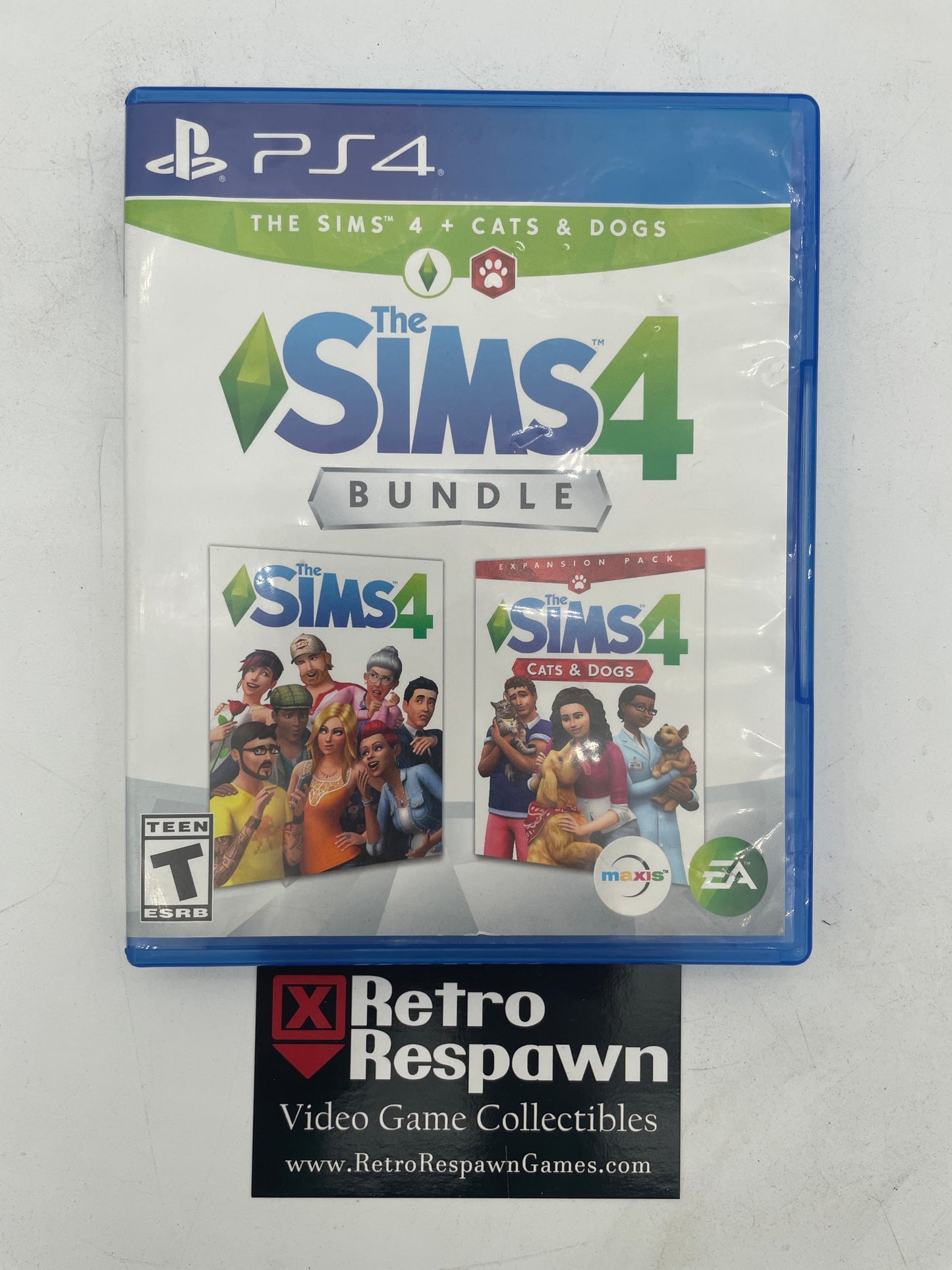 The Sims 4 Plus Cats and Dogs - Playstation 4 (Complete)