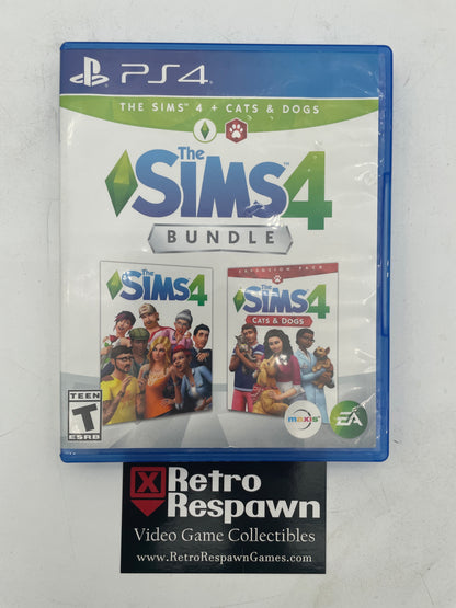 The Sims 4 Plus Cats and Dogs - Playstation 4 (Complete)