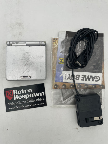 Ugly Platinum Gameboy Advance SP - GameBoy Advance (Complete)