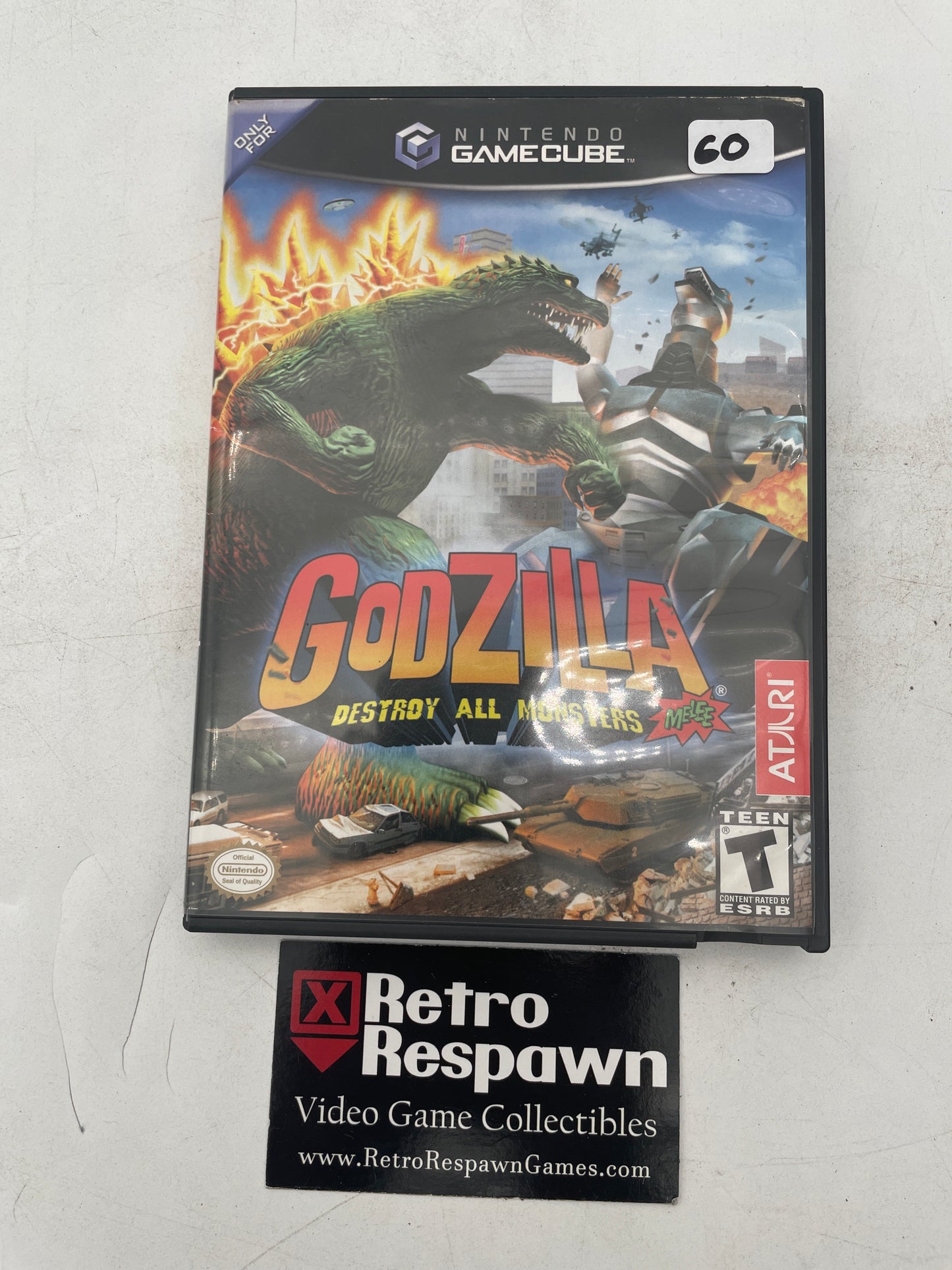 Godzilla Destroy All Monsters Melee - Gamecube (Complete)