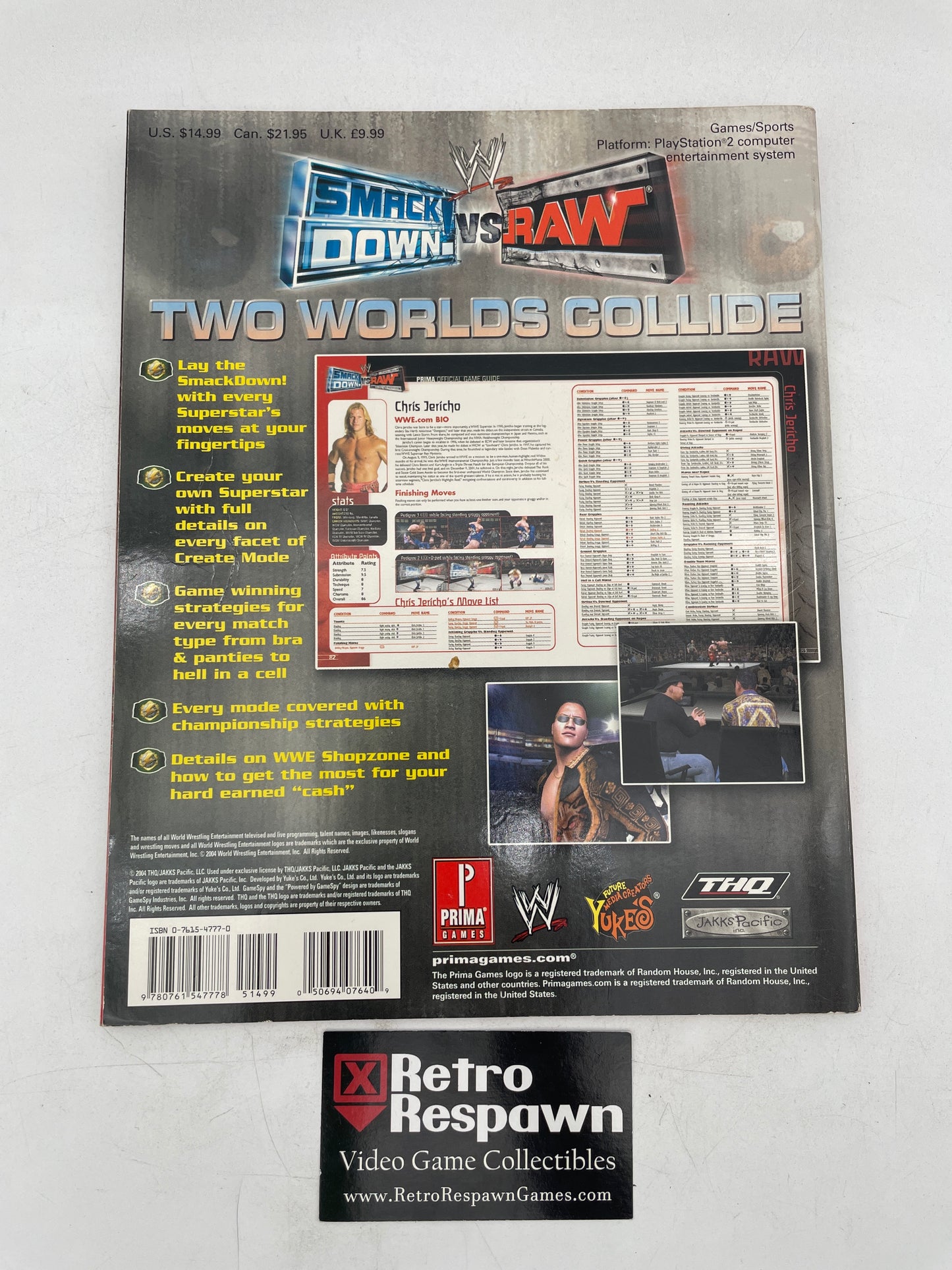 WWE Smack Down Vs Raw - Prima Official Game Guide (Used)