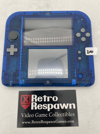 Nintendo 2DS Crystal Blue - Nintendo 3DS (Console+Charger)