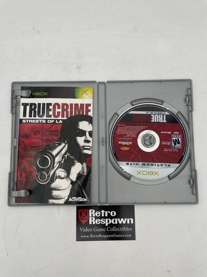 True Crime Streets of LA [Platinum Hits] - Xbox (Complete)