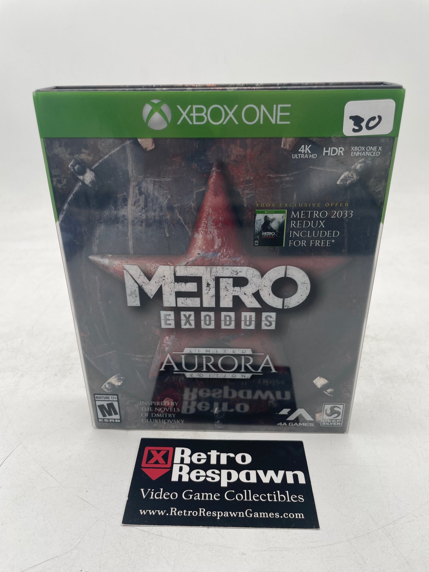 Metro Exodus [Aurora Limited Edition] - Xbox One (Complete)