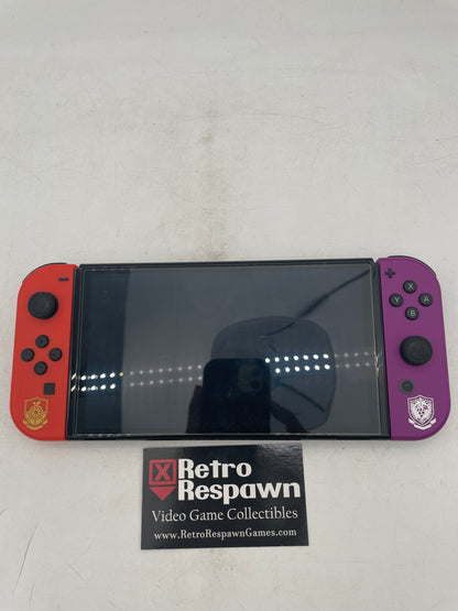 Nintendo Switch OLED [Pokemon Scarlet & Violet Edition] - Nintendo Switch (Console, Joycons and wires)